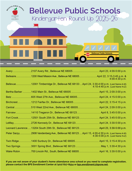  BPS Kindergarten Round Up for 2025-26 School Year